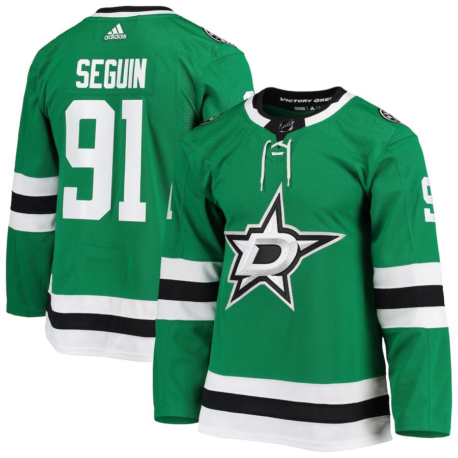 Men Dallas Stars #91 Tyler Seguin adidas Kelly Green Home Primegreen Authentic Pro Player NHL Jersey->dallas stars->NHL Jersey
